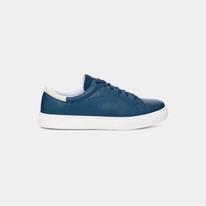 NWOB Men’s UGG Baysider Navy Leather Waterproof Sneakers